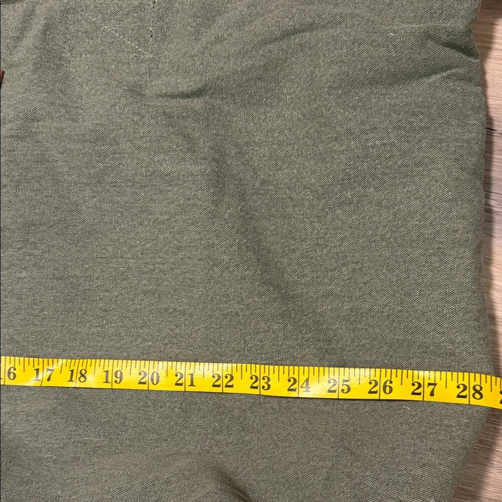 NWT Olive Green Tote Extra Jumbo Large Beach Bag - Picture 9 of 11